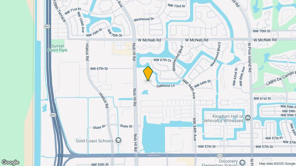 9640 Oakburst Ln Map and Location Details