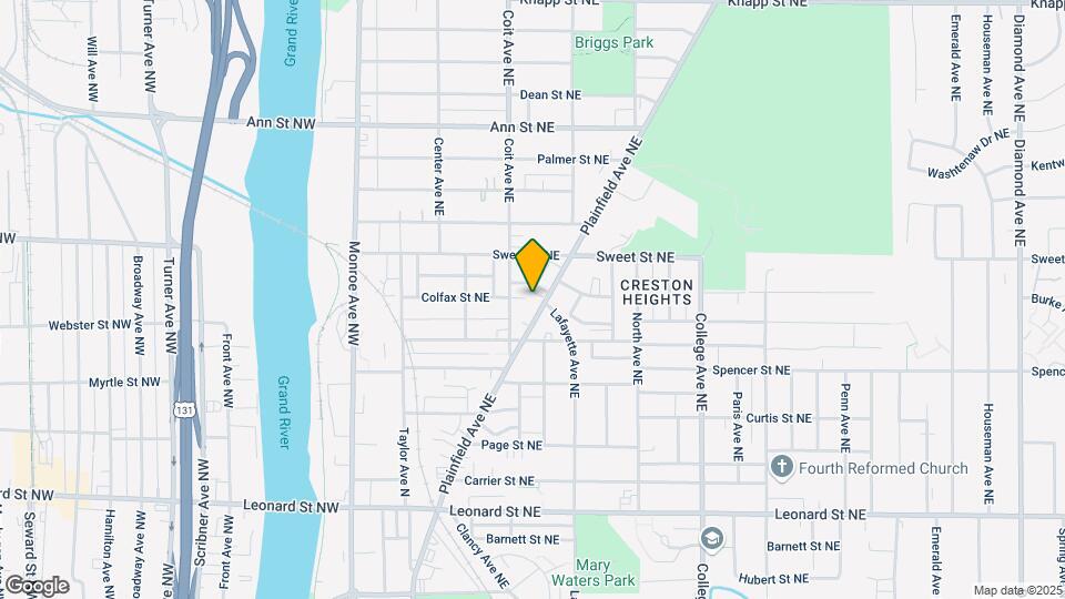 1543 Plainfield Ave NE Map and Location Details