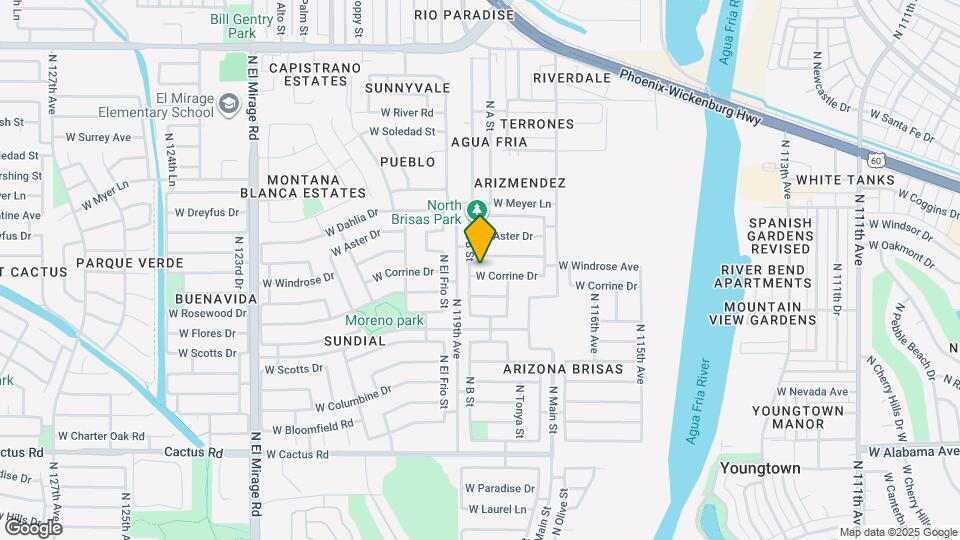 11834 W Corrine Dr Mapa y Detalles de la Ubicación