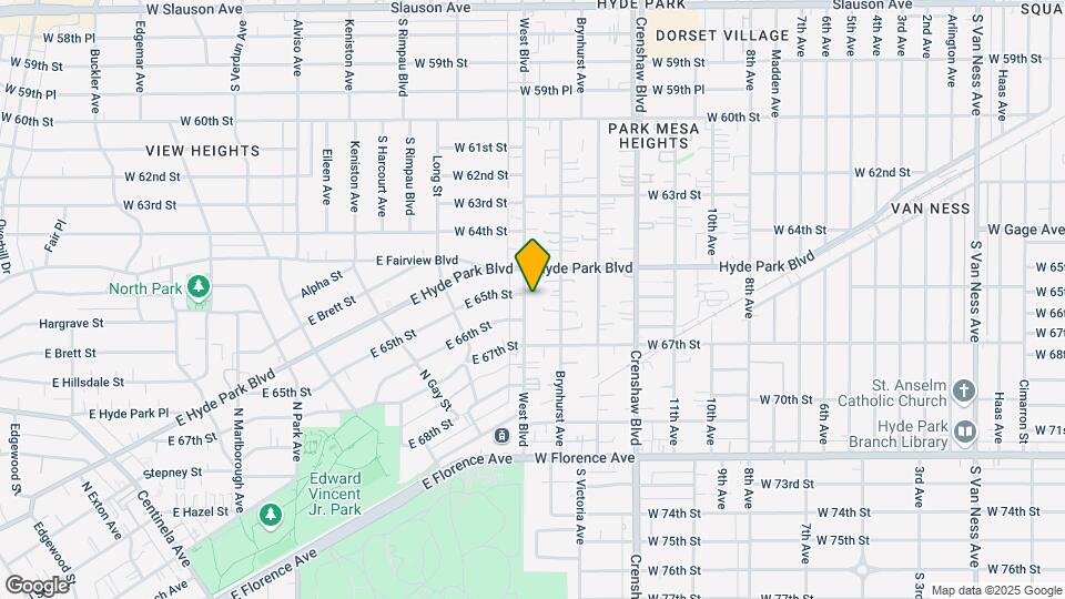 6552 West Blvd Mapa y Detalles de la Ubicación