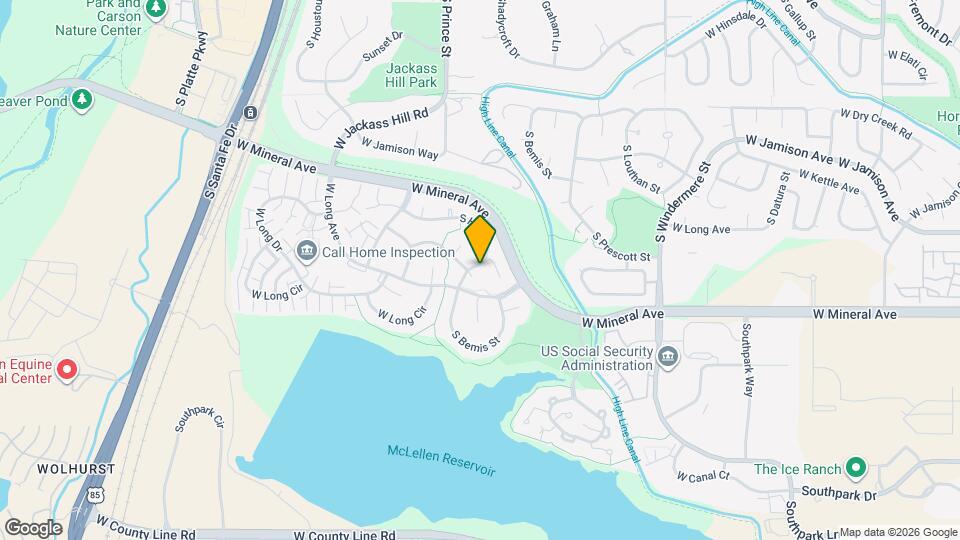 7862 S Hill Dr Map and Location Details