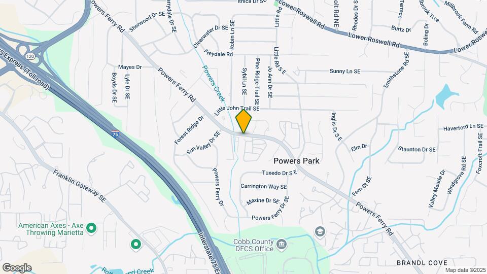 712 Gardenside Cir SE Map and Location Details