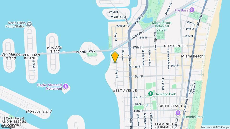 1610 Bay Rd Map and Location Details