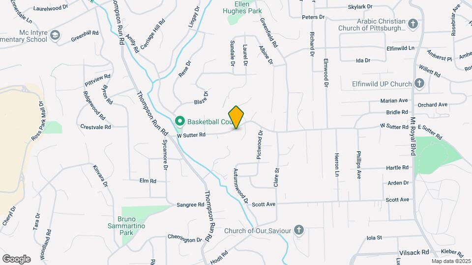 915 W Sutter Rd Map and Location Details