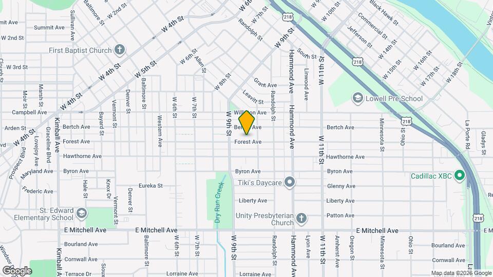 1143 Forest Ave Map and Location Details