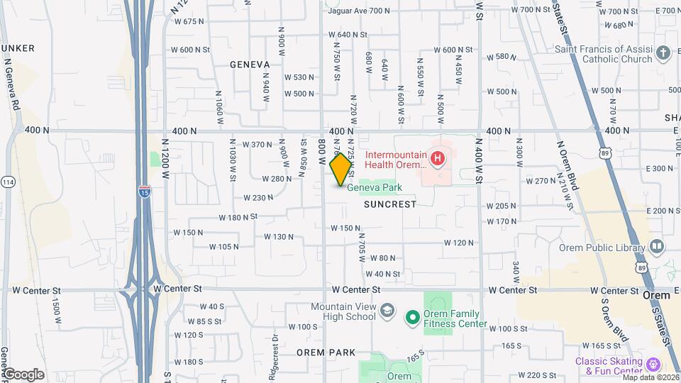 755 W 255 N Map and Location Details