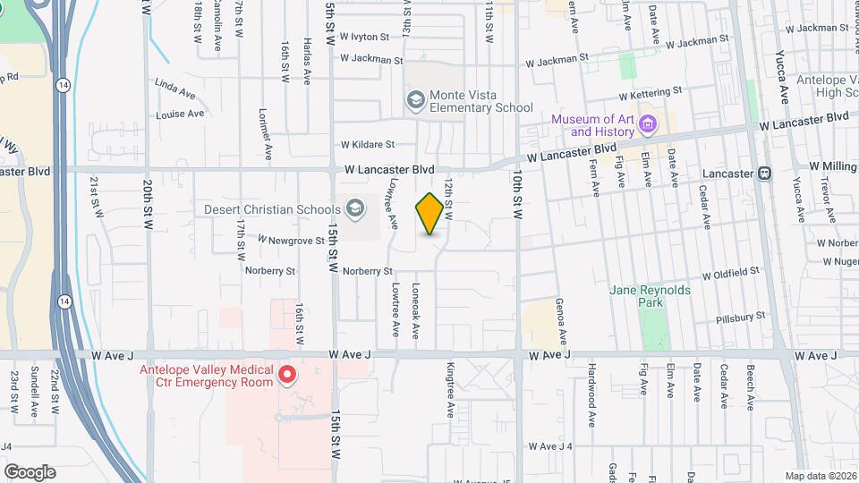 1216 W Newgrove St Map and Location Details