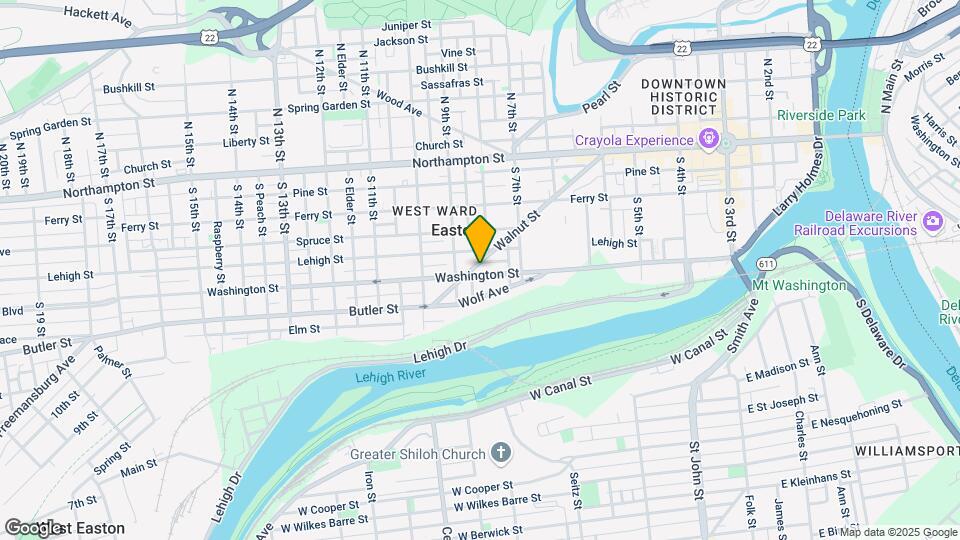 761 Washington St Map and Location Details