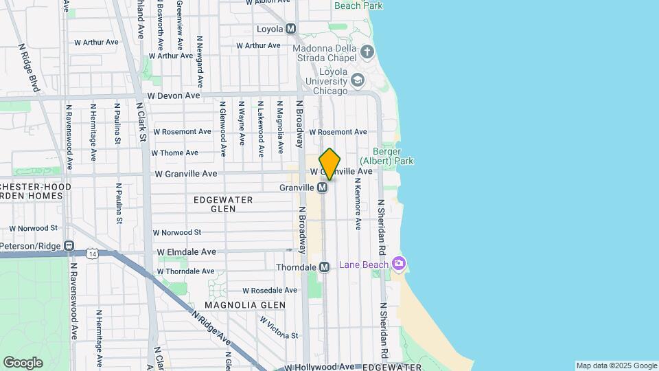 6150 N Winthrop Ave Mapa y Detalles de la Ubicación