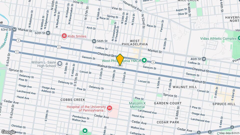 5323 Walnut St Map and Location Details