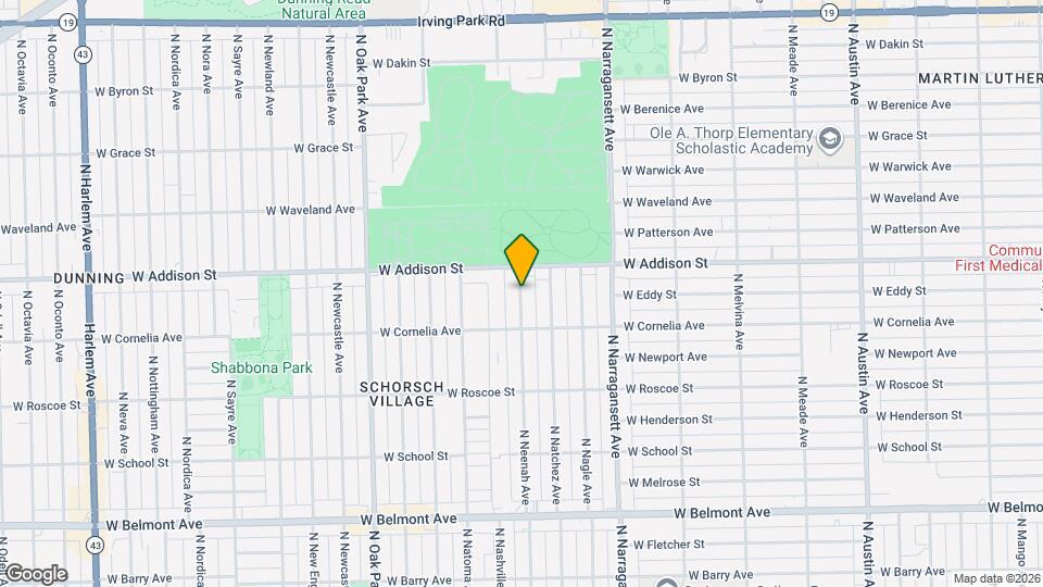 3557 N Neenah Ave, Unit 201 Map and Location Details