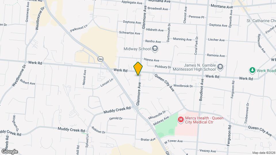 3085 Glenmore Ave Mapa y Detalles de la Ubicación