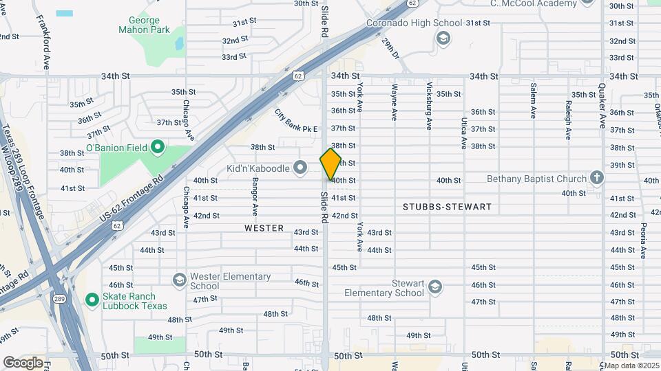 5119 40th St, Unit 5119 40th Street Rear Apt Map and Location Details