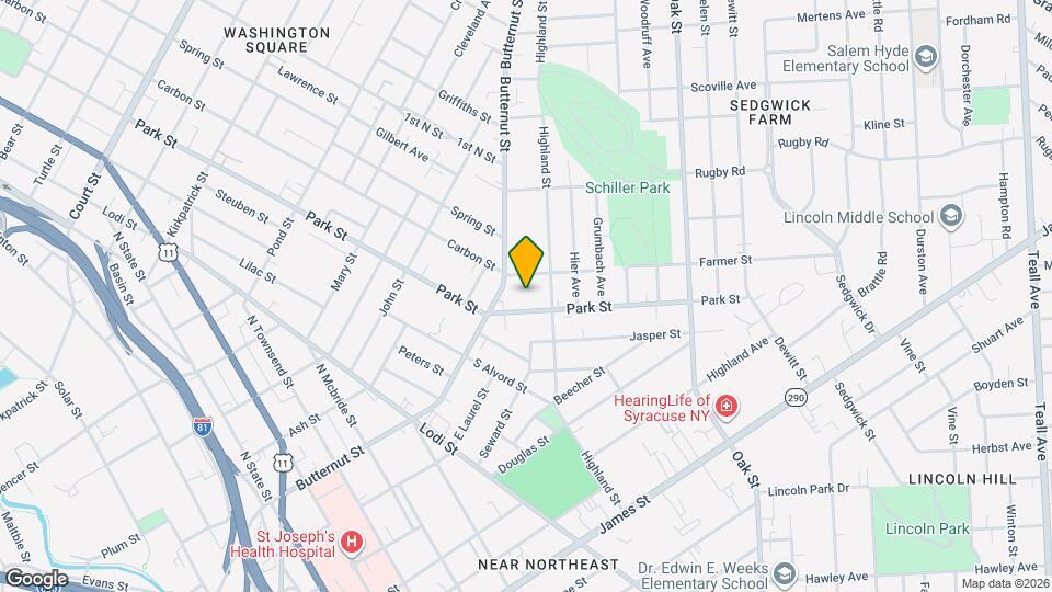 610 Park St Map and Location Details