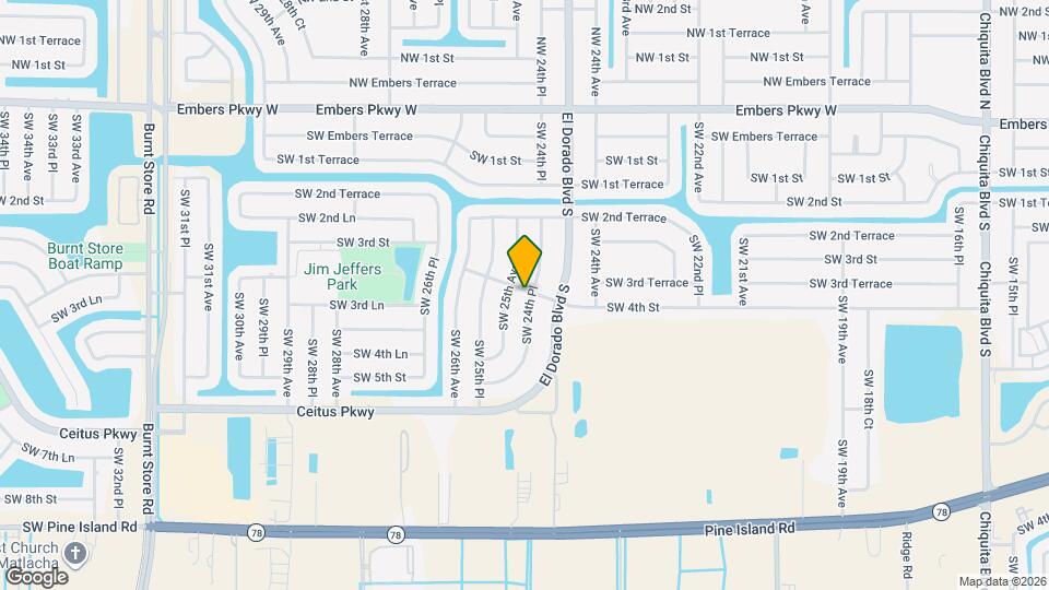 300 SW 24th Pl Map and Location Details