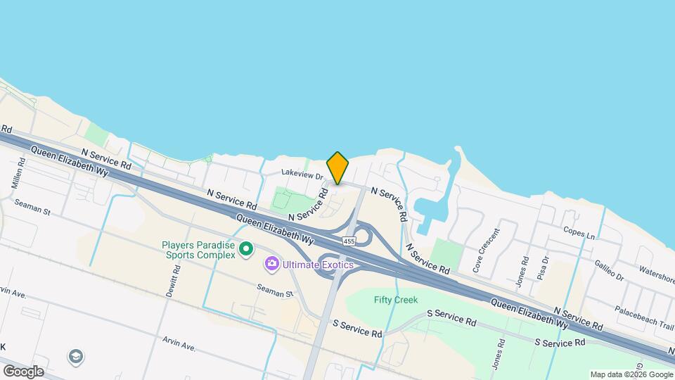 309 N Service Rd Map and Location Details