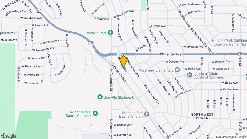 6011 N Forest Blvd Map and Location Details