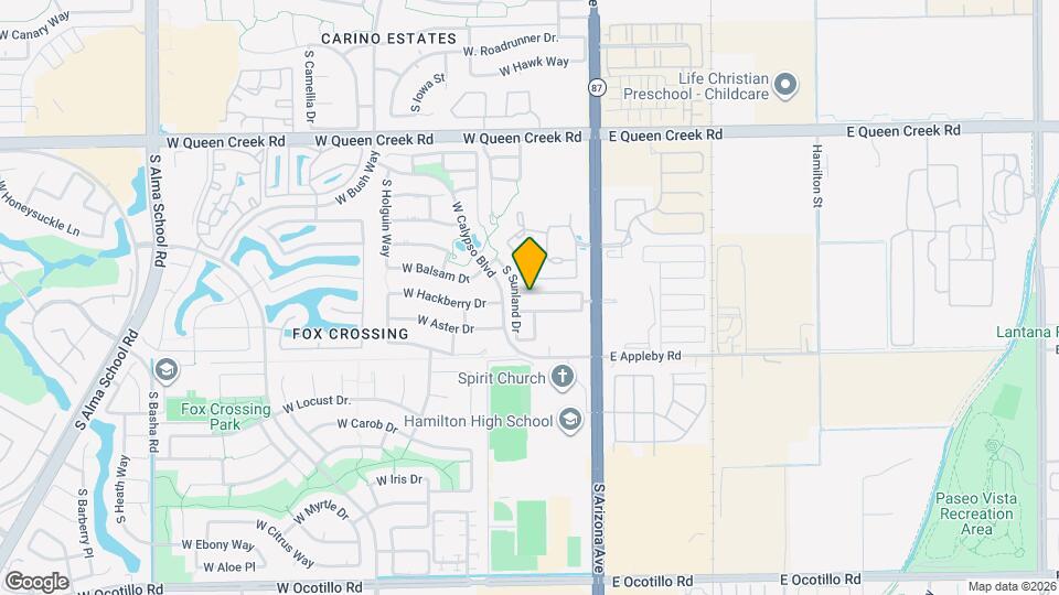 141 W Hackberry Dr Map and Location Details