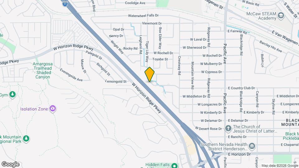 486 Tiger Lily Way Map and Location Details