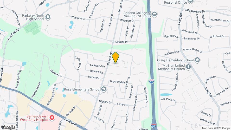 12465 Larkwood Dr Map and Location Details