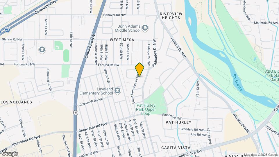 532 Loma Hermosa Dr NW Map and Location Details