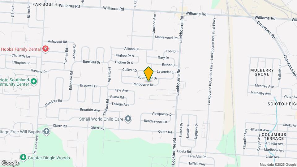 950 Radbourne Dr Map and Location Details