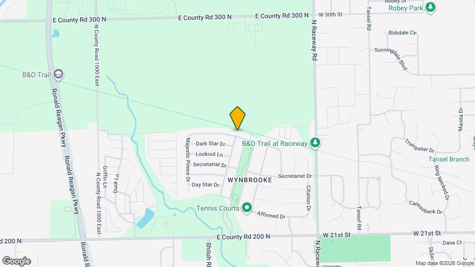 10640 Northern Dancer Dr Map and Location Details