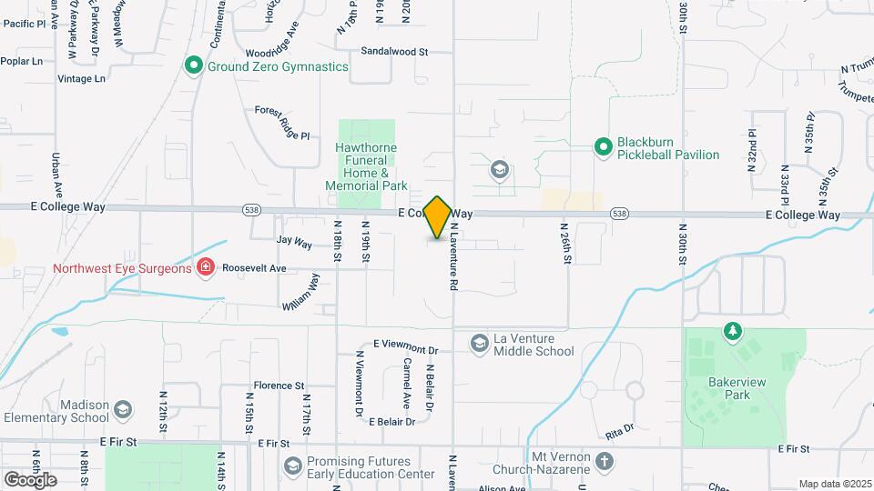 1601 N Laventure Rd Map and Location Details