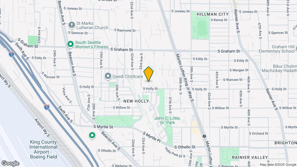 3320 S Holly St Map and Location Details