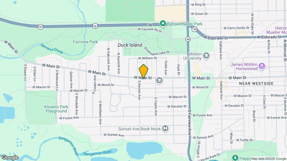 1581 W Main St Map and Location Details