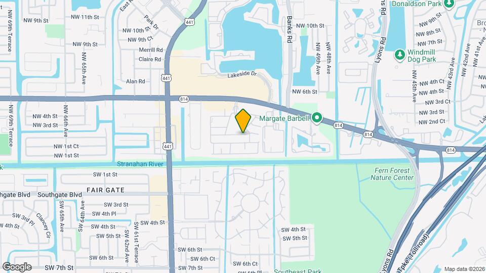 5482 Lakewood Cir S Map and Location Details