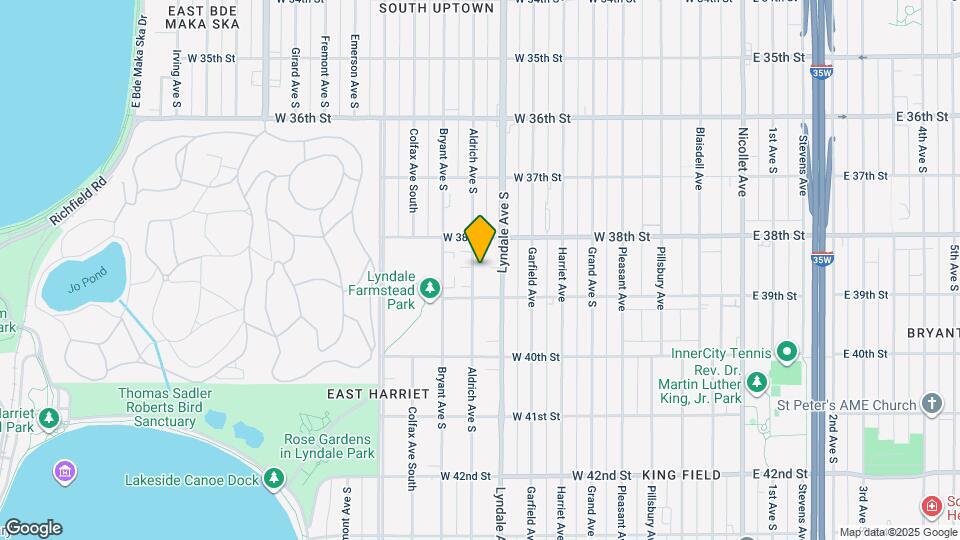 3829 Aldrich Ave S Map and Location Details