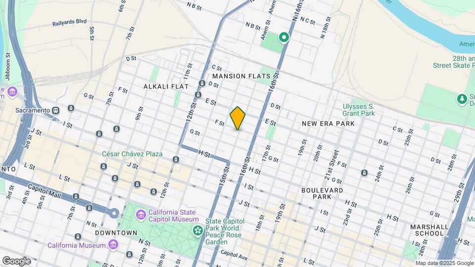 1428 F St Mapa y Detalles de la Ubicación