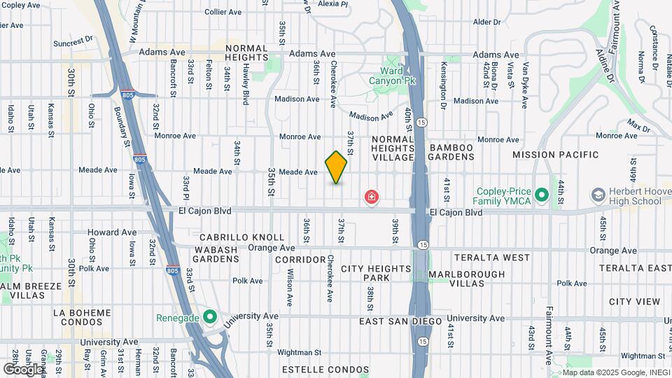 4348 37th St Map and Location Details