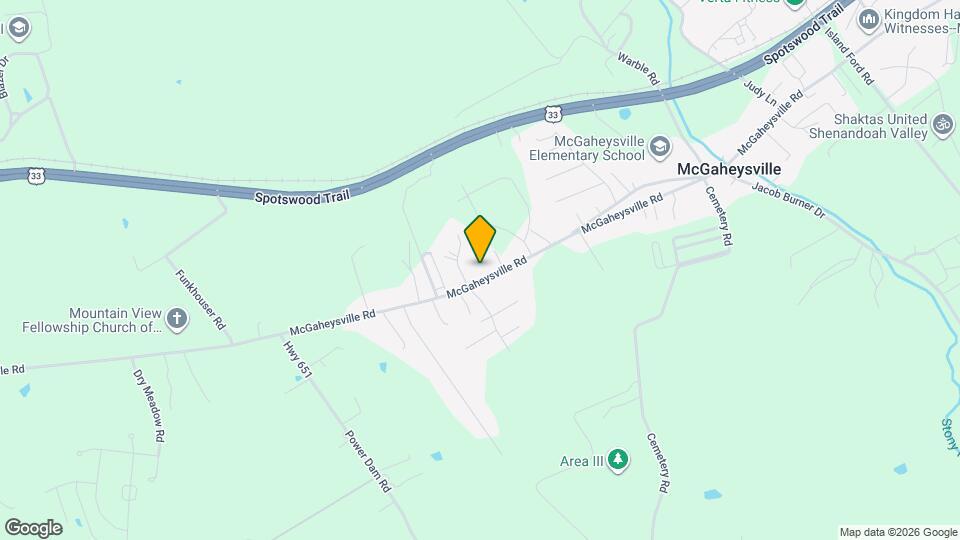 9351 McGaheysville Rd Map and Location Details