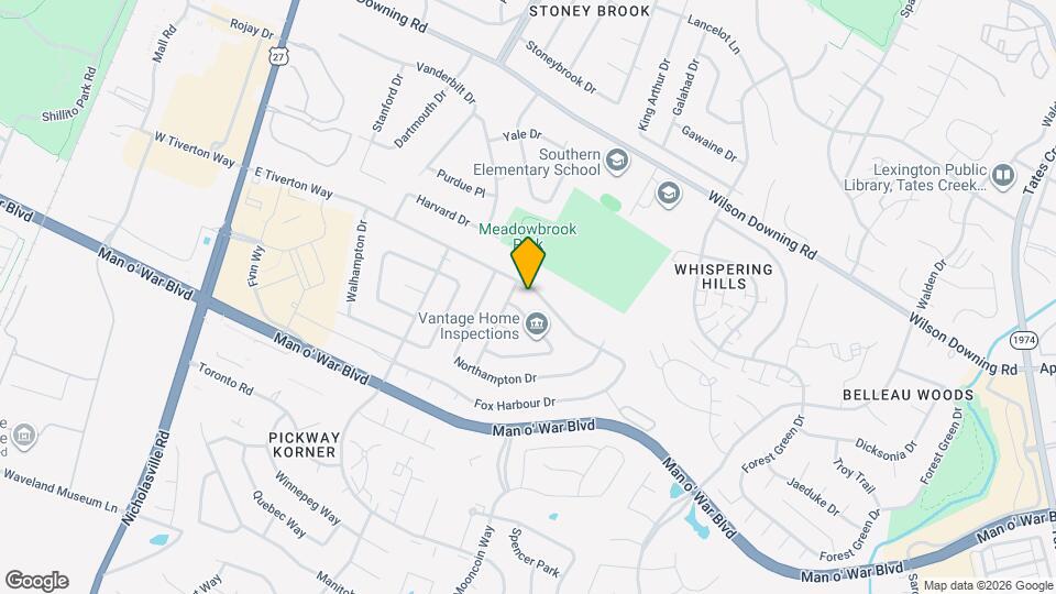 308 E Tiverton Way Mapa y Detalles de la Ubicación