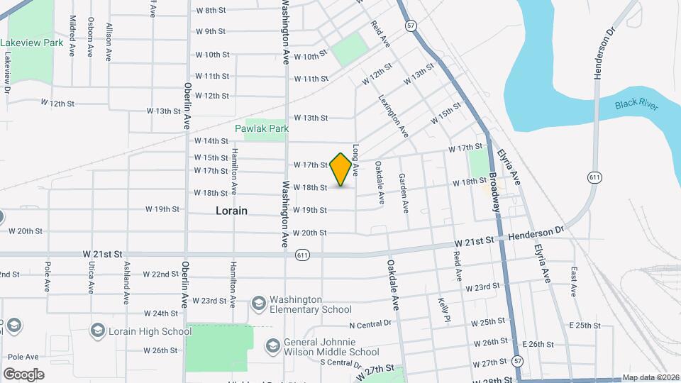 819 W 18th St Map and Location Details