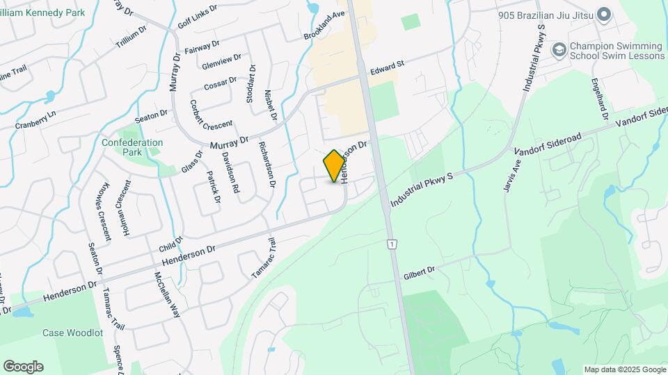 82 Henderson Dr Map and Location Details