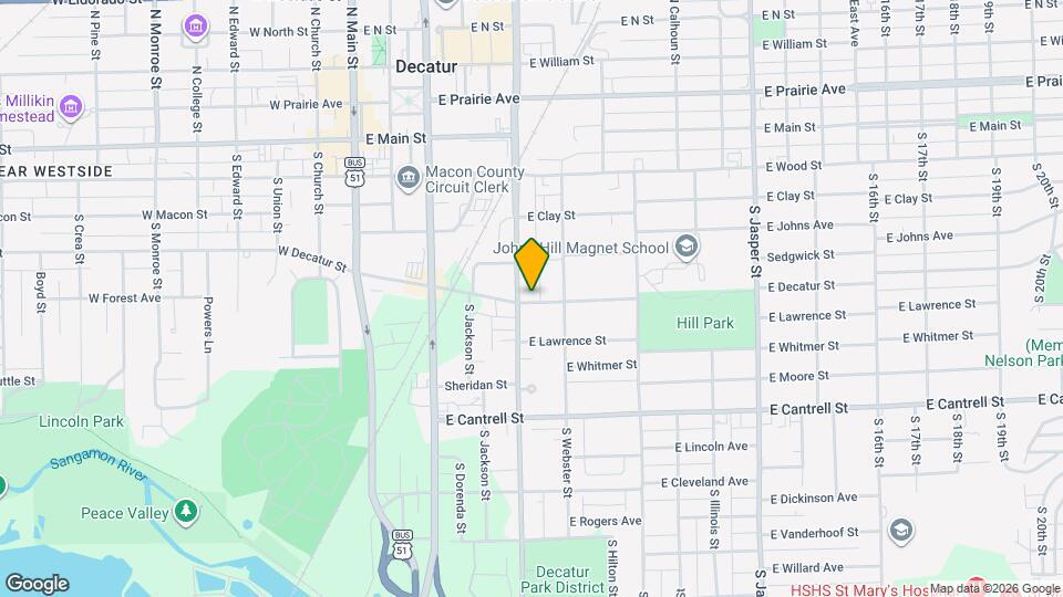 602 E Decatur St Map and Location Details