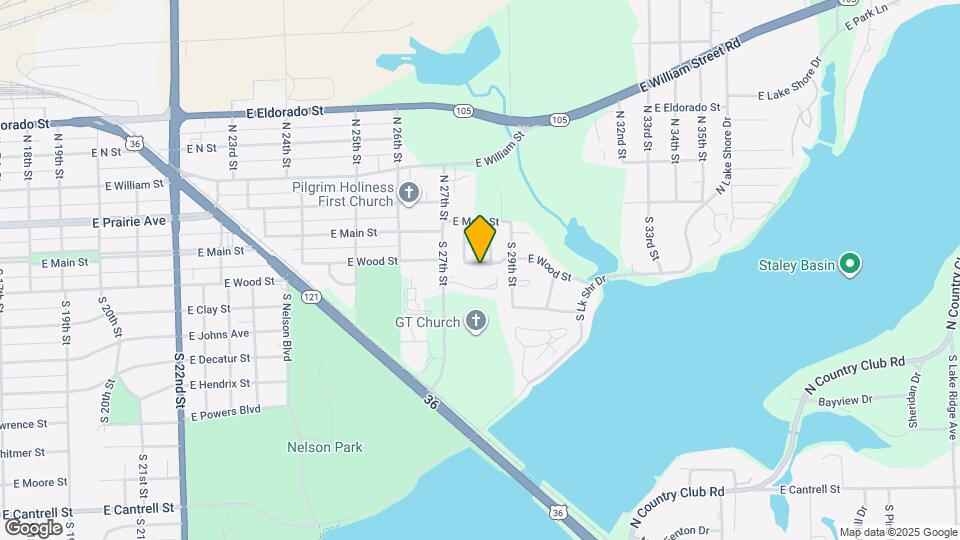 2829 E Wood St Map and Location Details