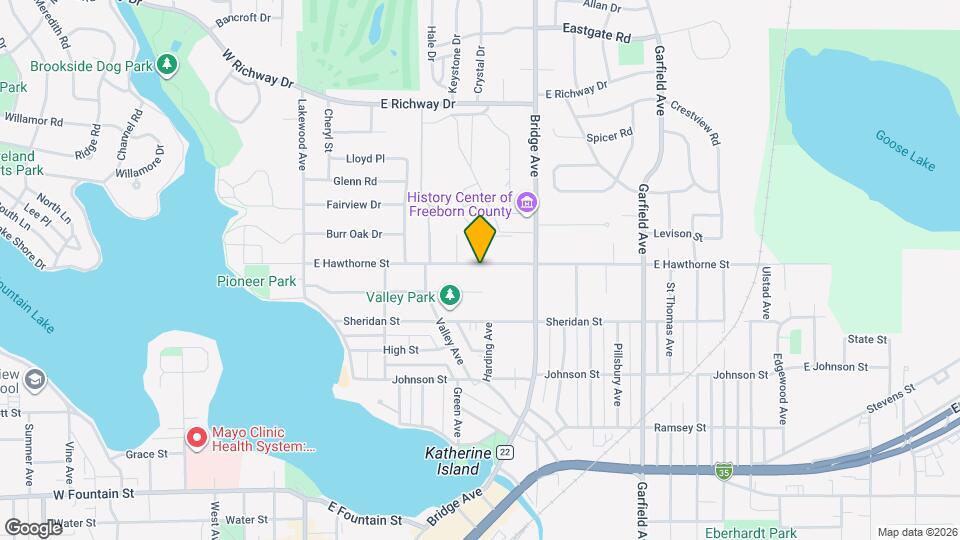 624 E Hawthorne St Map and Location Details