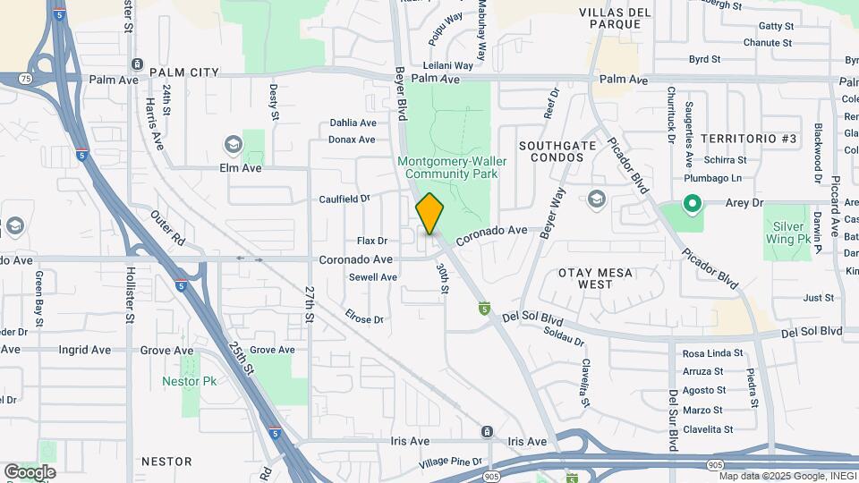 2970 Coronado Ave Map and Location Details