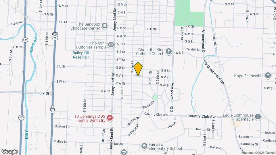 2218 S V St Map and Location Details