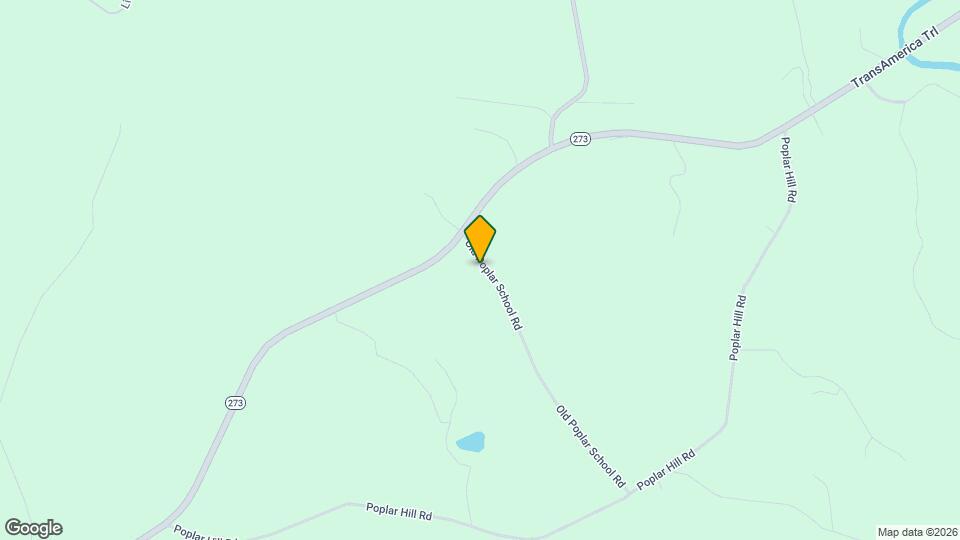 190 Old Poplar School Rd Map and Location Details