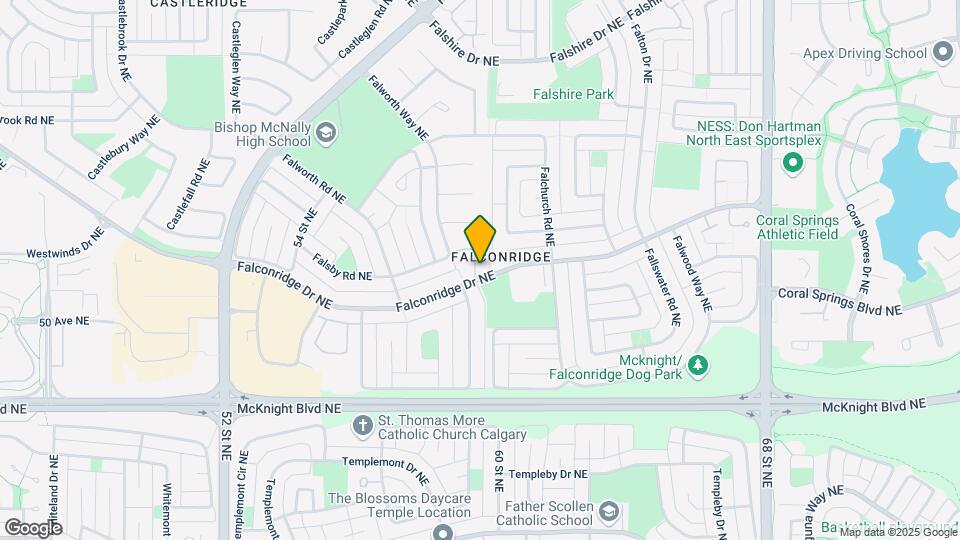1260 Falconridge Dr NE Map and Location Details