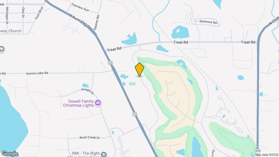 853 Club Dr W Map and Location Details