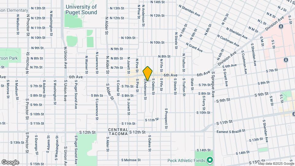 619 S Anderson St Map and Location Details