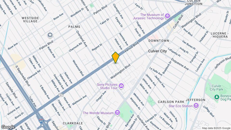 3834 Mentone Ave, Unit 1 Mapa y Detalles de la Ubicación