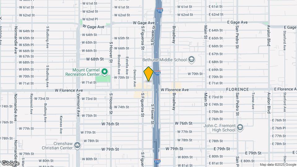 438 W 71st St Mapa y Detalles de la Ubicación