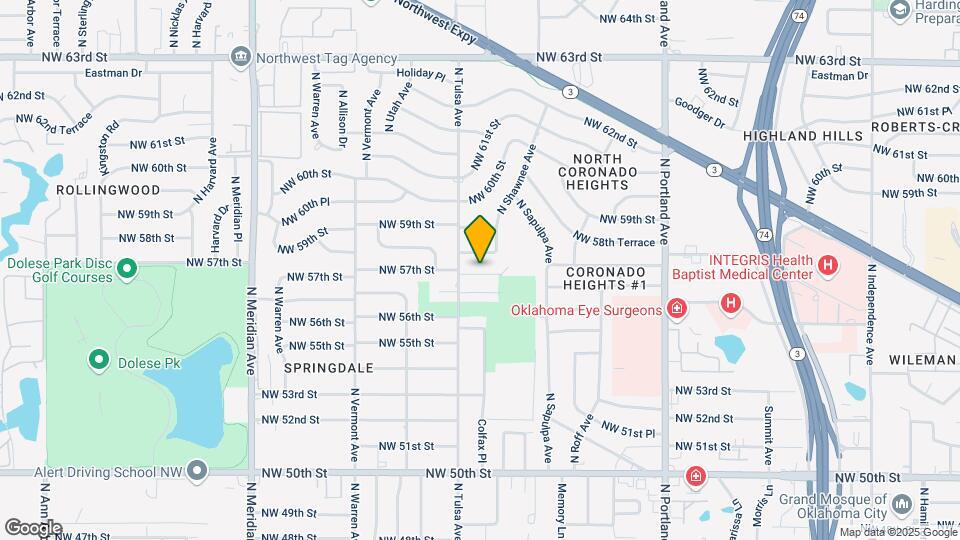 4013 NW 57th St Map and Location Details